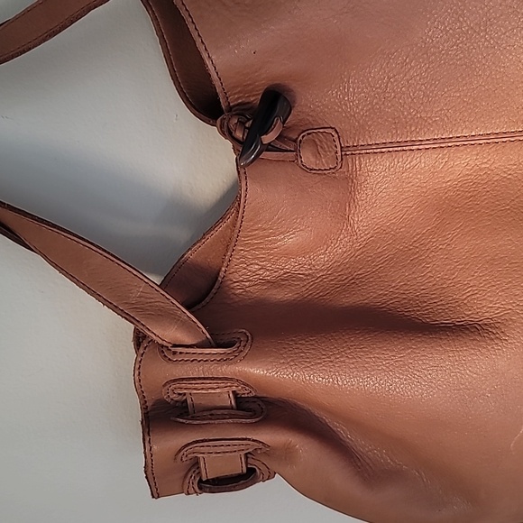 NWOT Old Navy Brown Leather Tote Bag - Picture 2 of 12